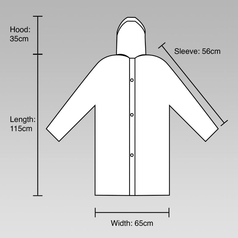 Bootley Lightweight Reusable Raincoat - Bootley